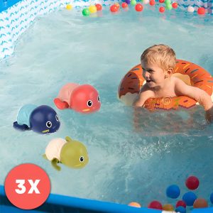 Igračke za kupanje u obliku kornjača koje plivaju (3 kom) | TURTLITO