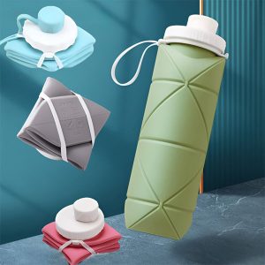 Sklopiva silikonska boca za vodu (600 ml) | FOLDSIP